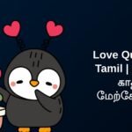 251+ Best Love Quotes In Tamil | தமிழில் காதல் மேற்கோள்கள்